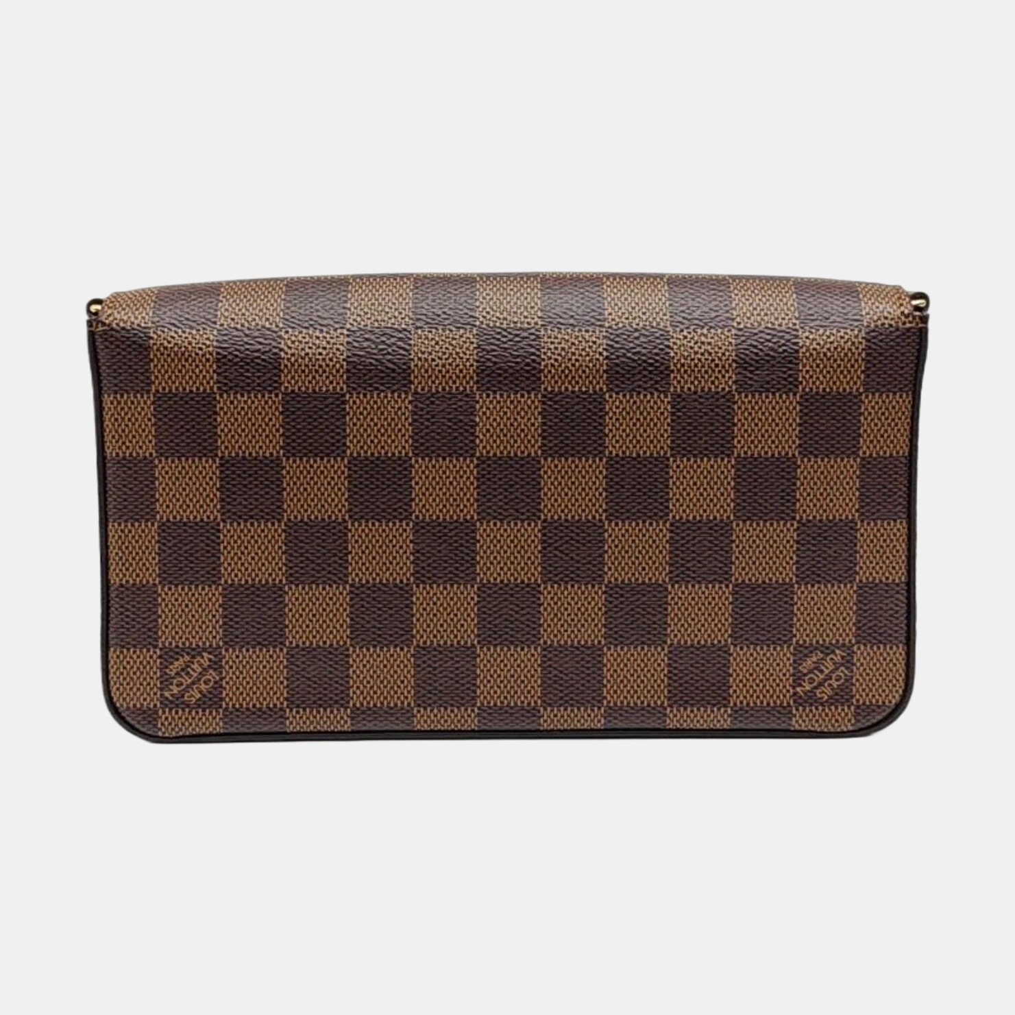 FÉLICIE Damier Ebene Coated Canvas Brown