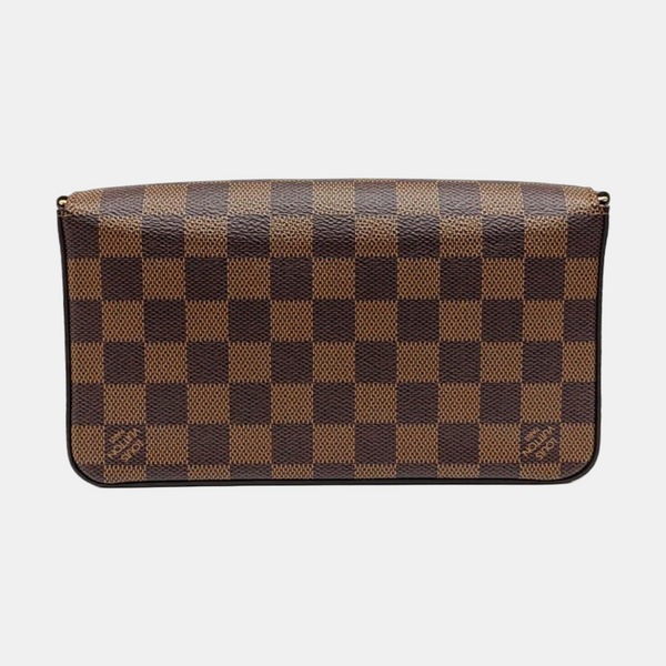 FÉLICIE Damier Ebene Coated Canvas Brown