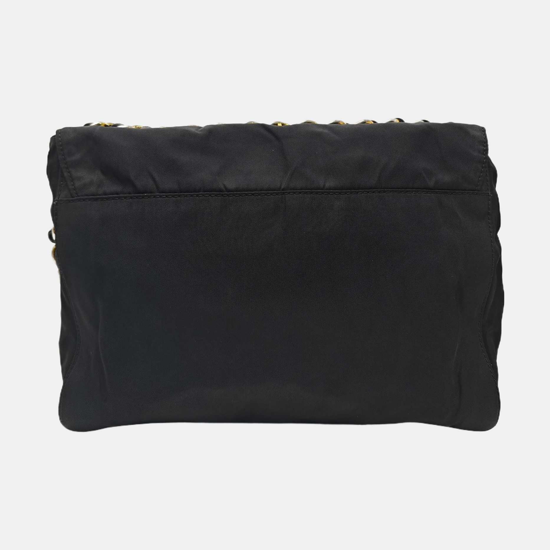 Nylon Shoulder Bag Black