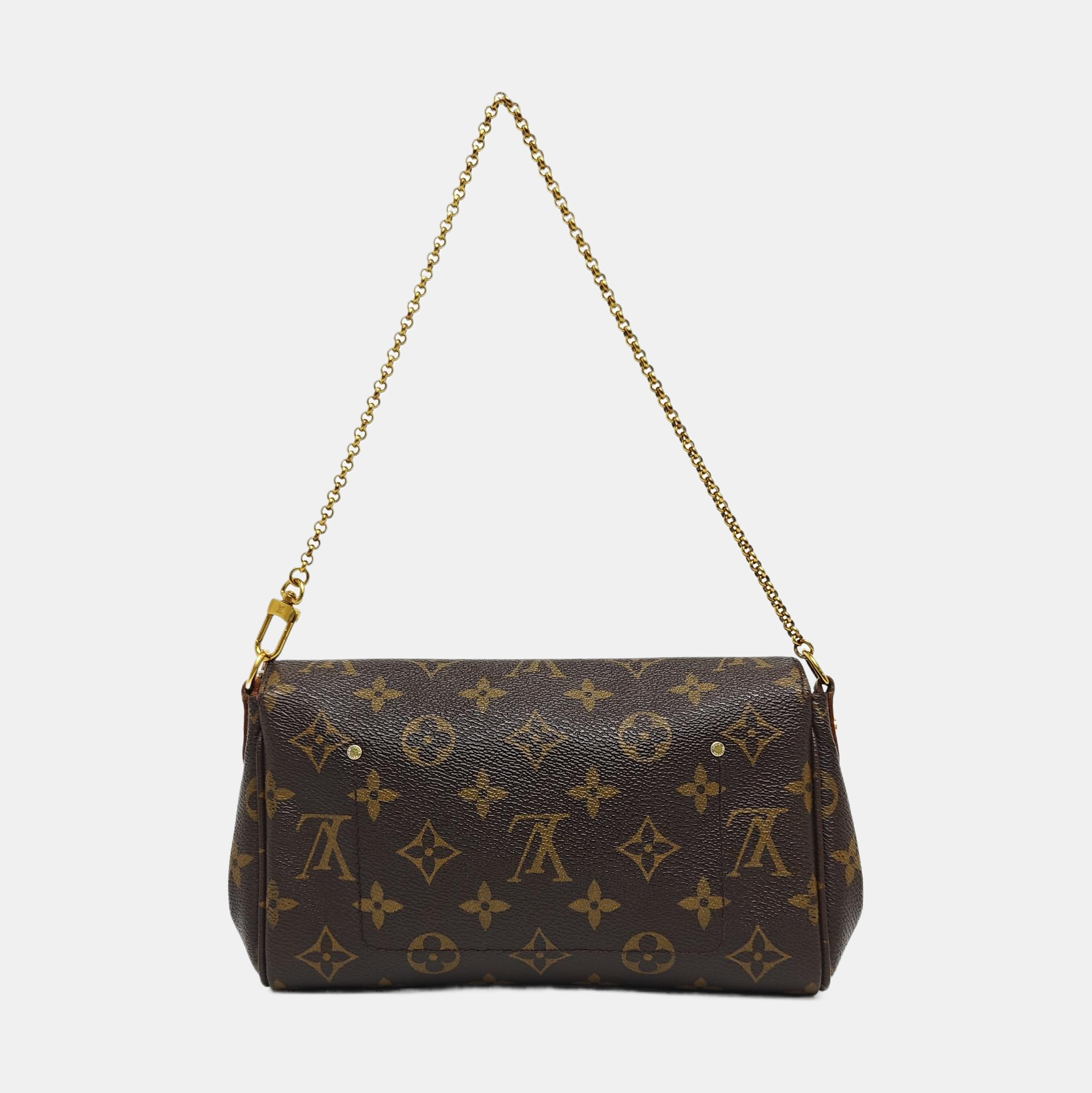 FAVORITE PM Monogram Coated Canvas Brown