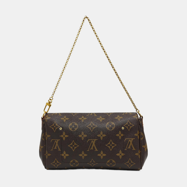 FAVORITE PM Monogram Coated Canvas Brown