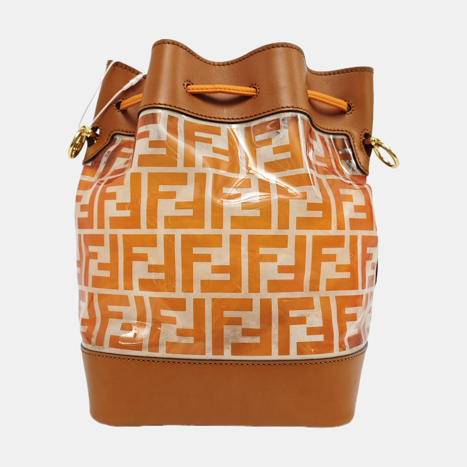 Authenticated pre-owned  Mon Tresor Small Special Material Brown - Bucket Bag at Looply