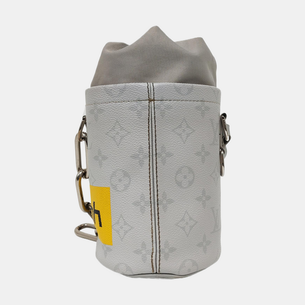 CHALK Monogram Coated Canvas Gray