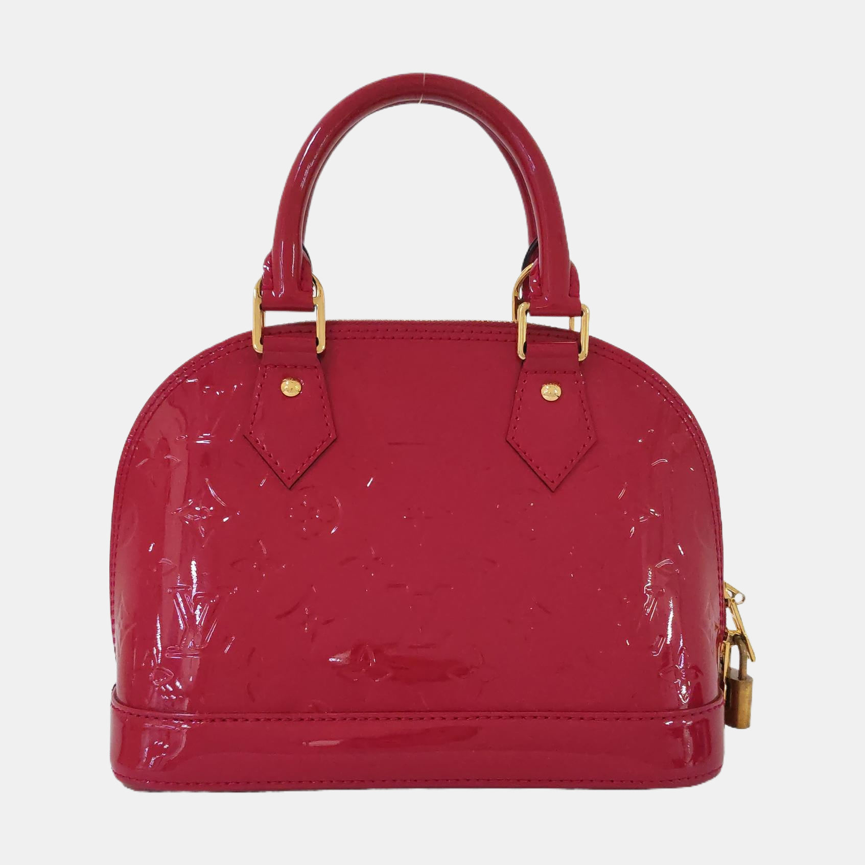 Authenticated pre-owned  ALMA BB Patent Leather Pink - Shoulder Bag at Looply