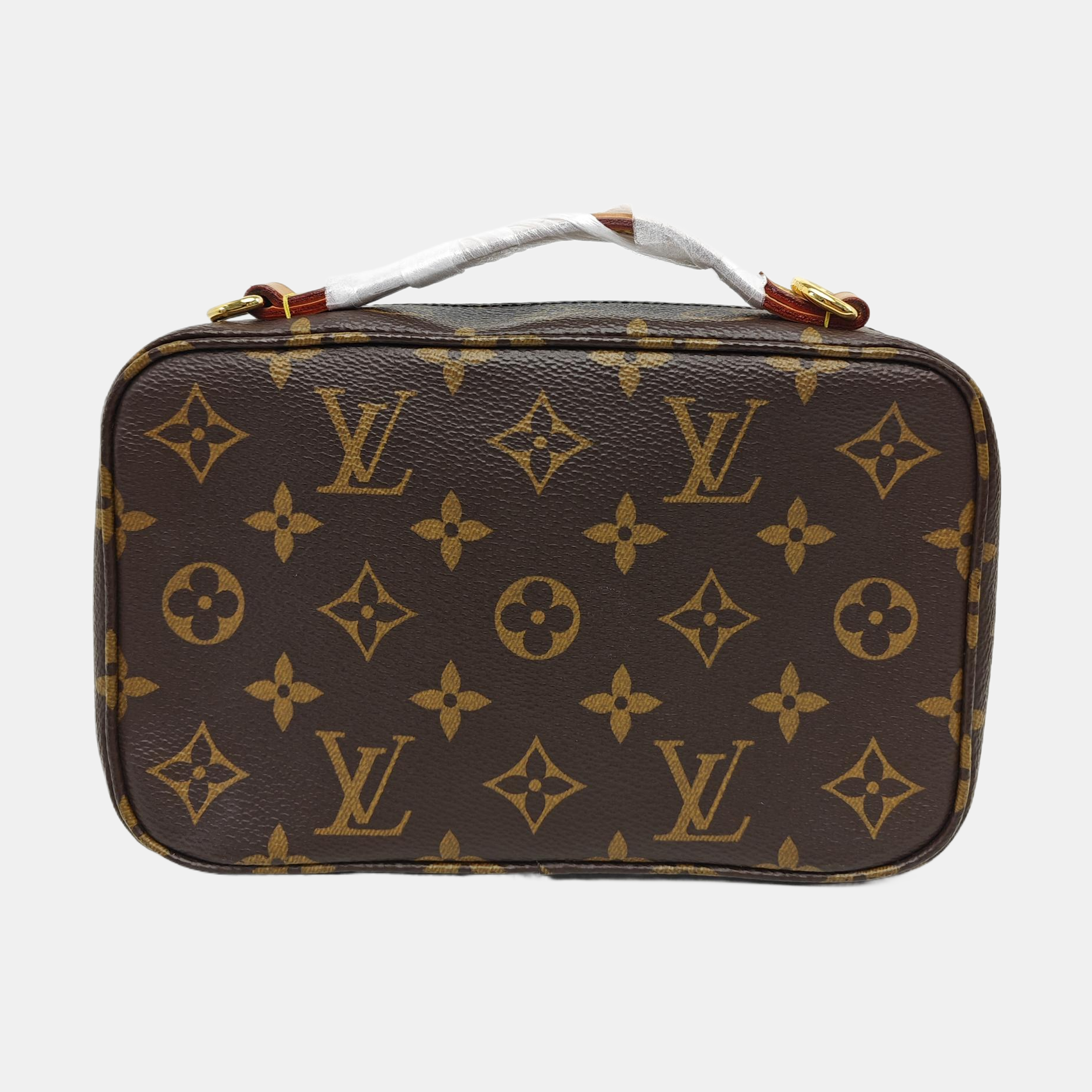 UTILITY Monogram Coated Canvas Brown