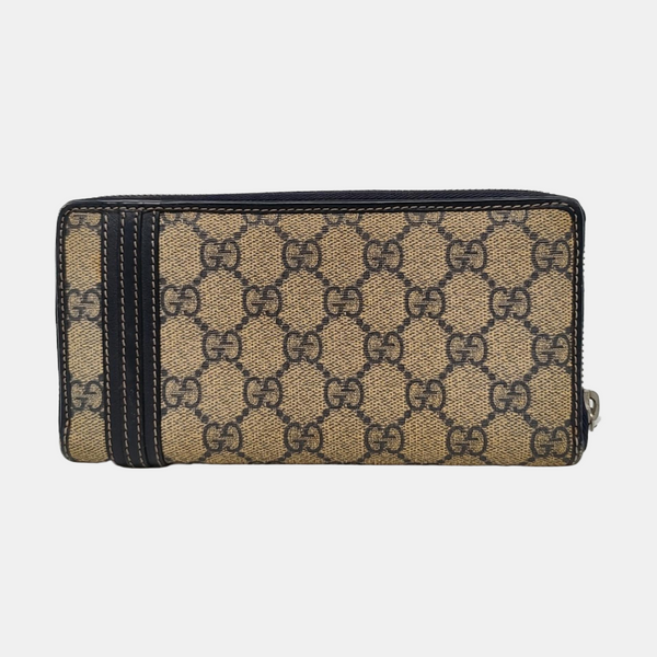 Monogram Coated Canvas Wallet Beige