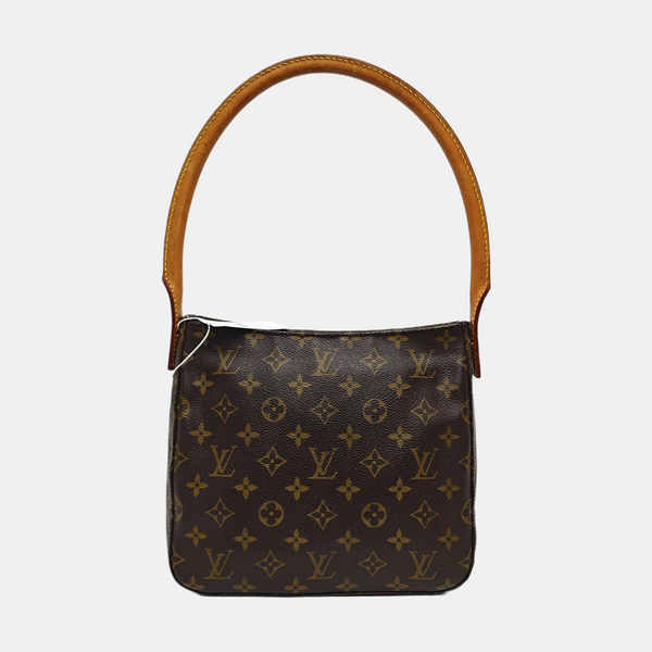 LOOPING MM Monogram Coated Canvas Brown