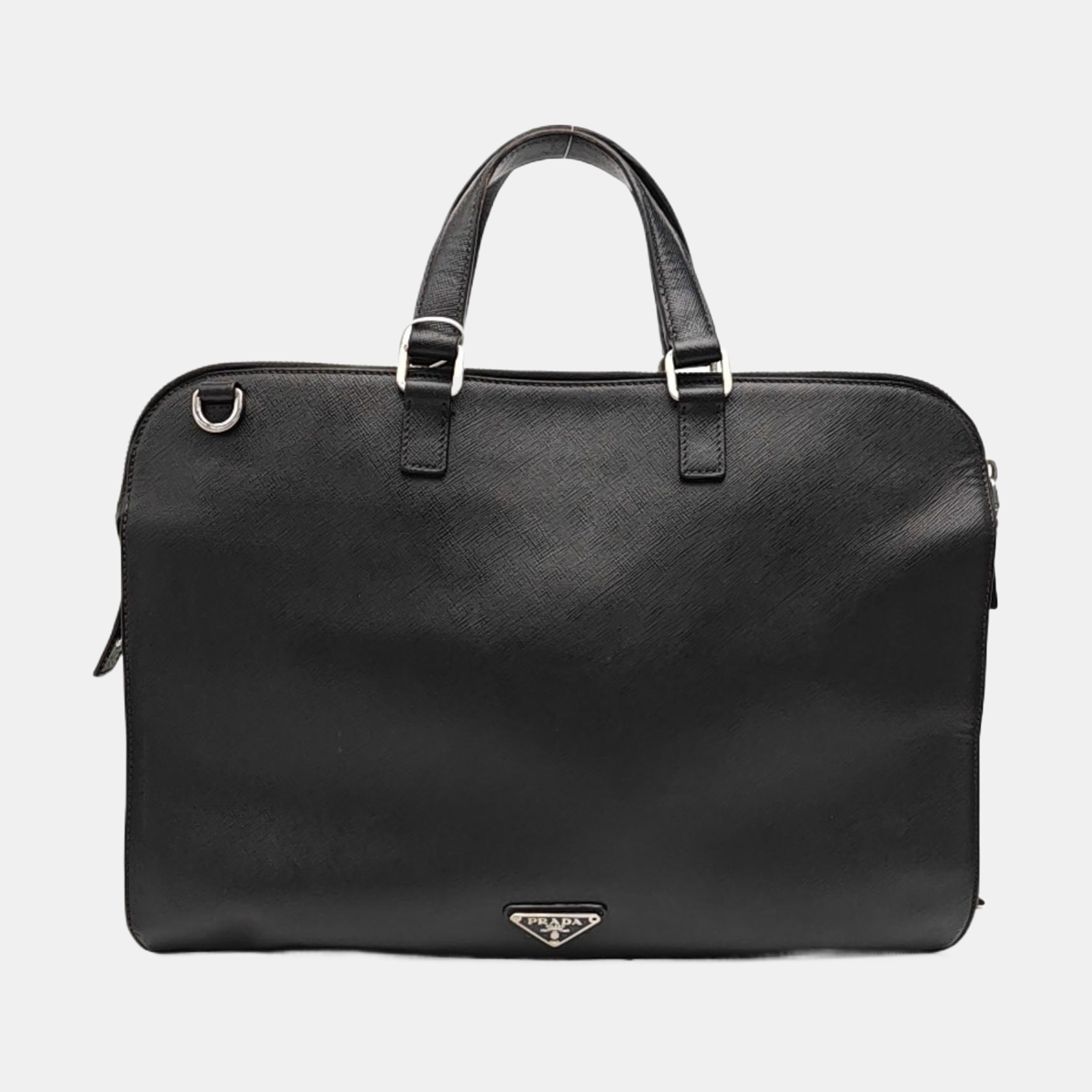 Saffiano Calfskin Tote Bag Black