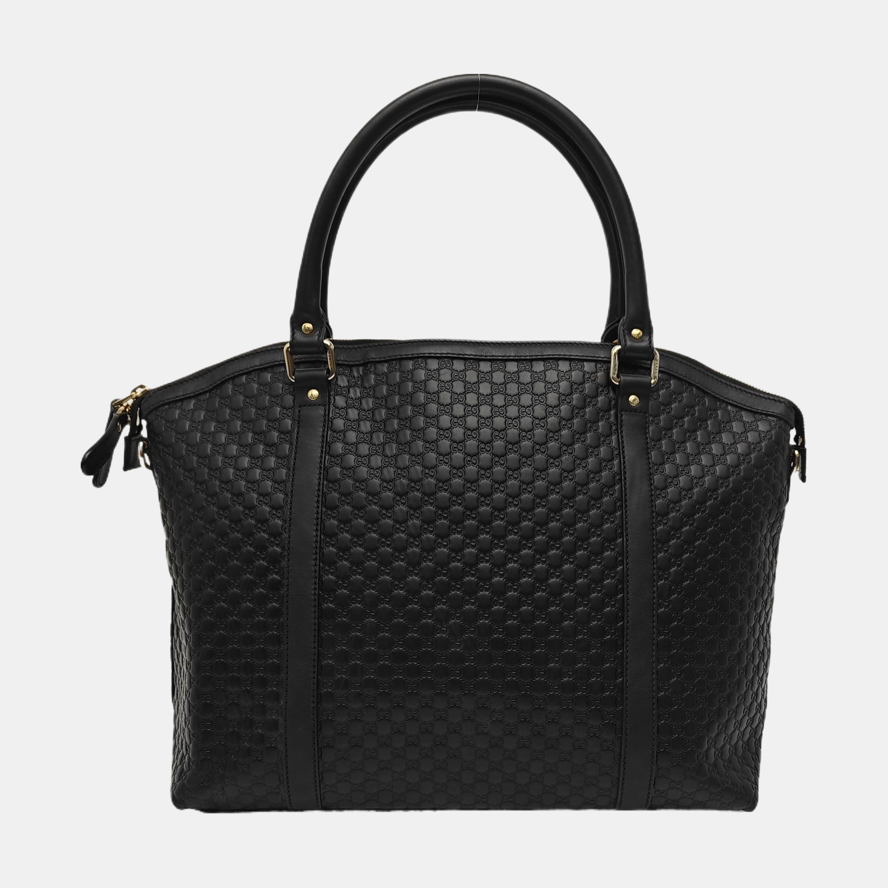 Microguccissima Monogram Calfskin Black