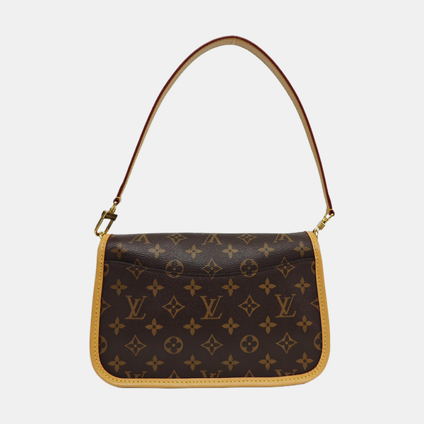 DIANE Monogram Coated Canvas Brown