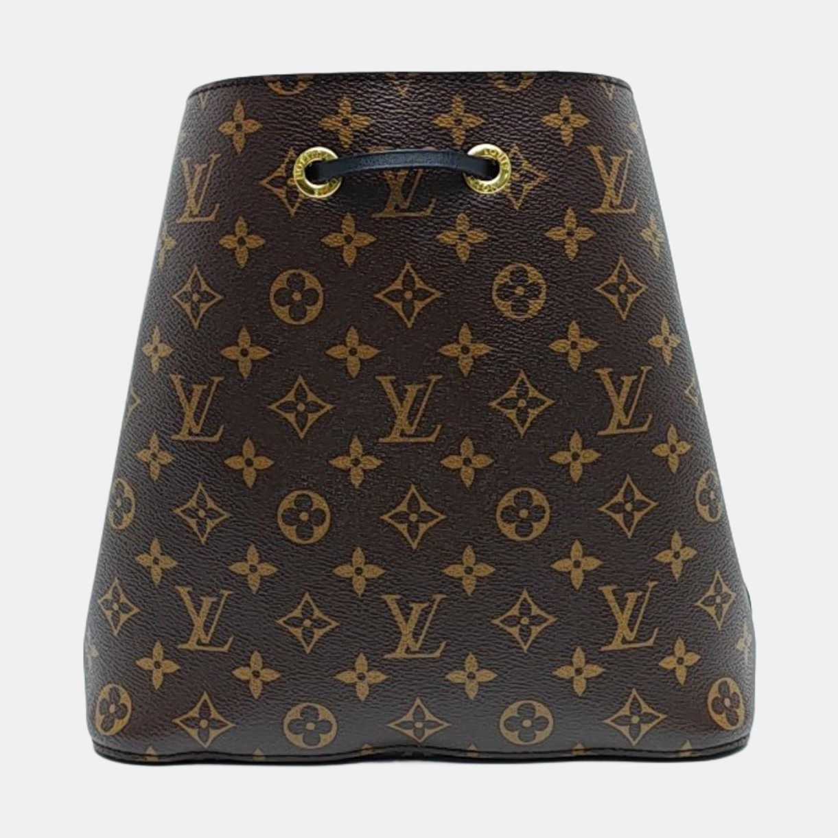 NÉONOÉ MM Monogram Coated Canvas Brown