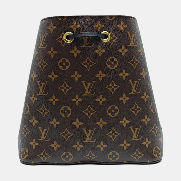 NÉONOÉ MM Monogram Coated Canvas Brown