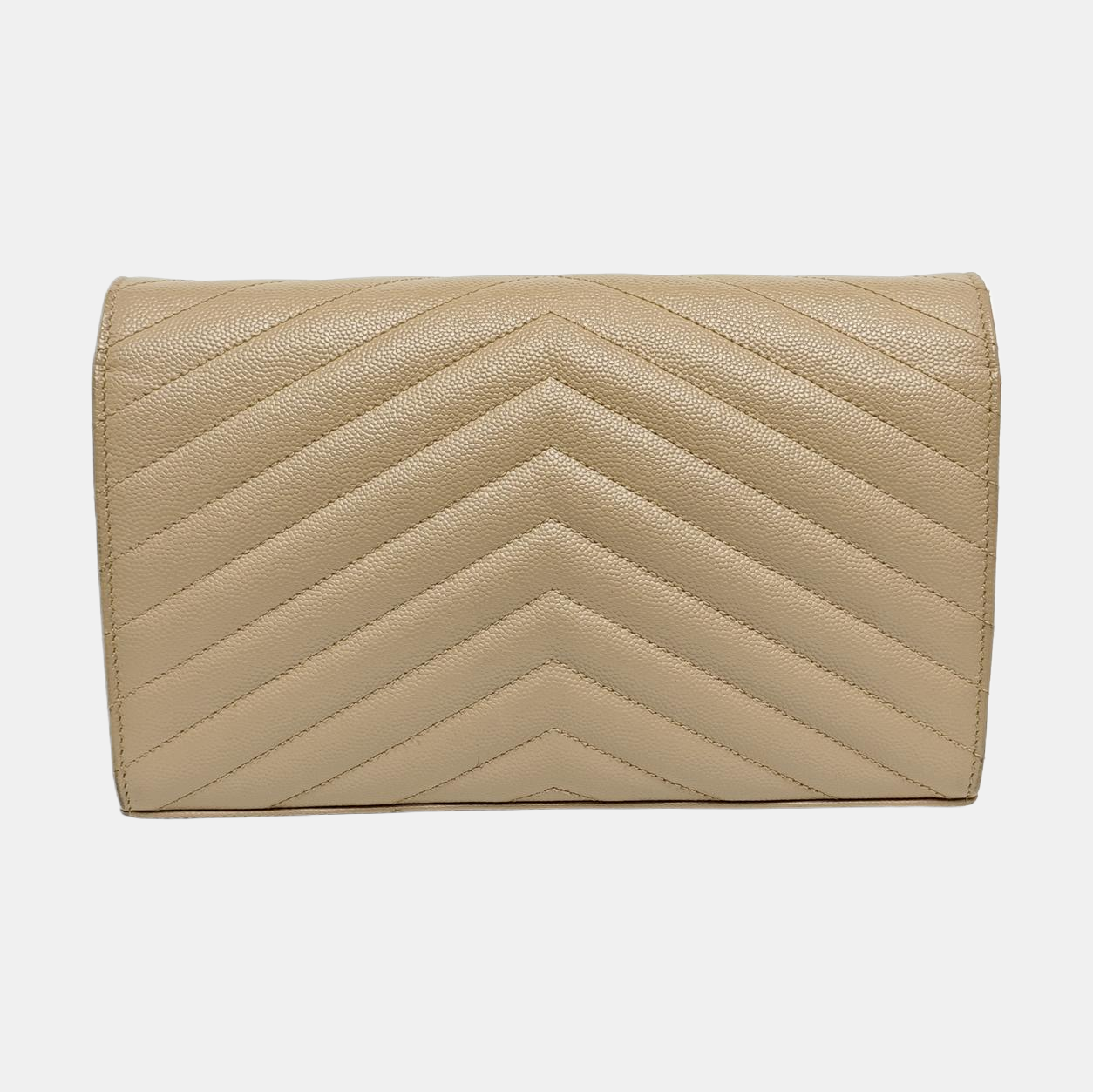 MONOGRAM Medium Chevron Calfskin Beige