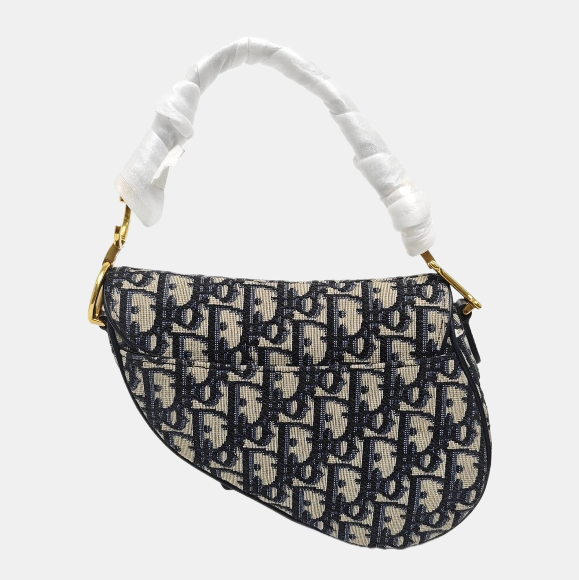 Saddle Mini Oblique Canvas Beige