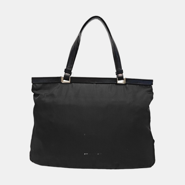 Nylon Tote Bag Black