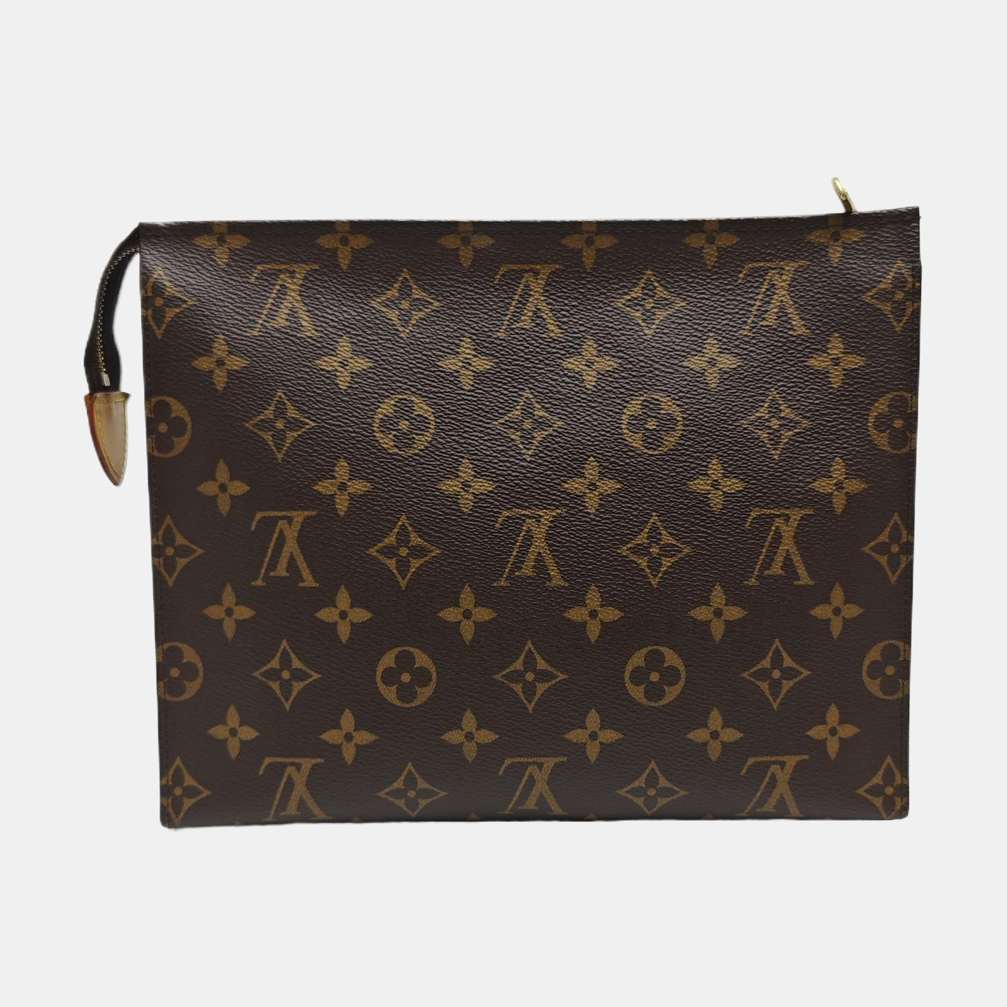 TOILET POCKET 26 Monogram Coated Canvas Brown