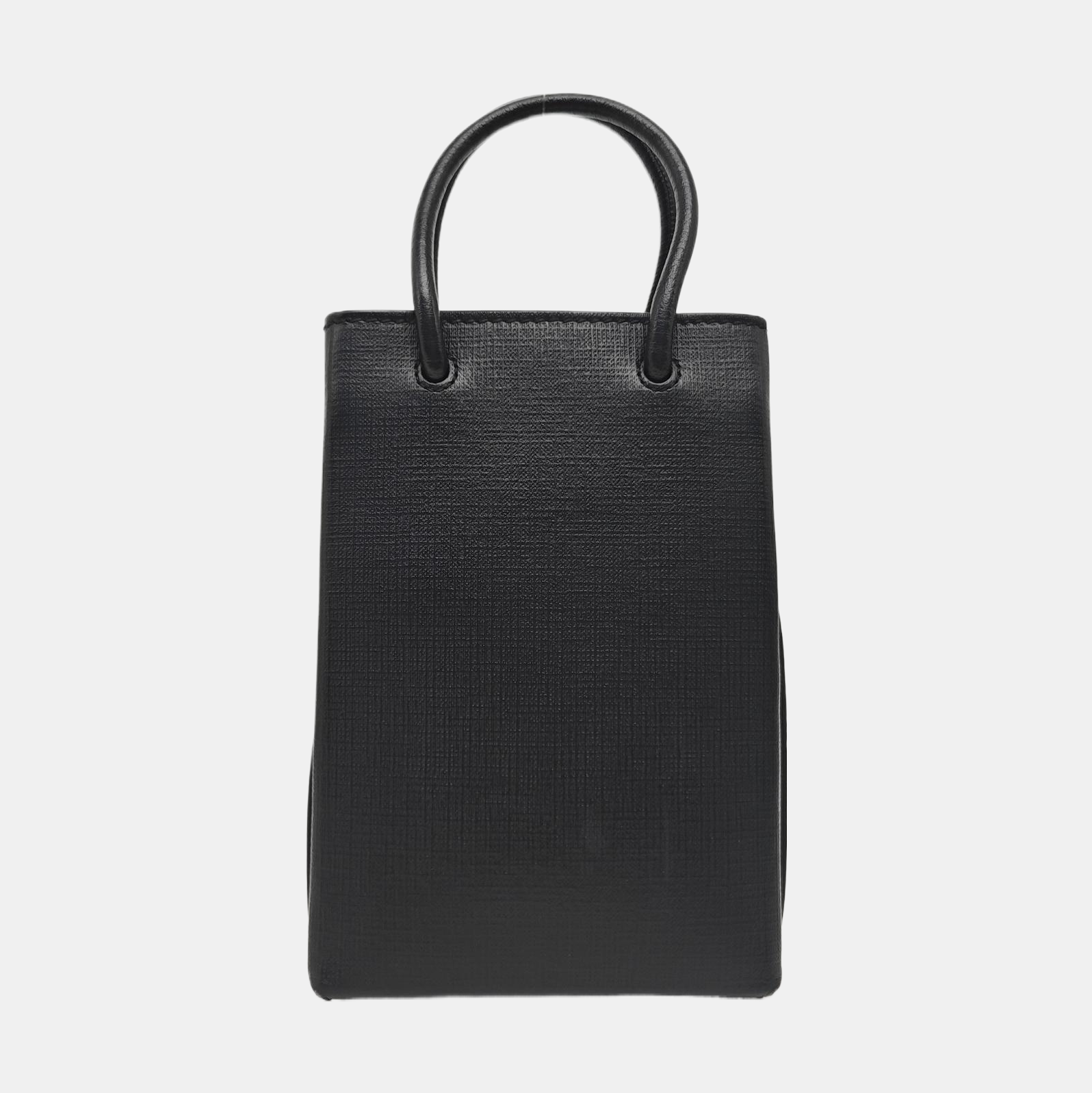 Shopping Bag Calfskin Black