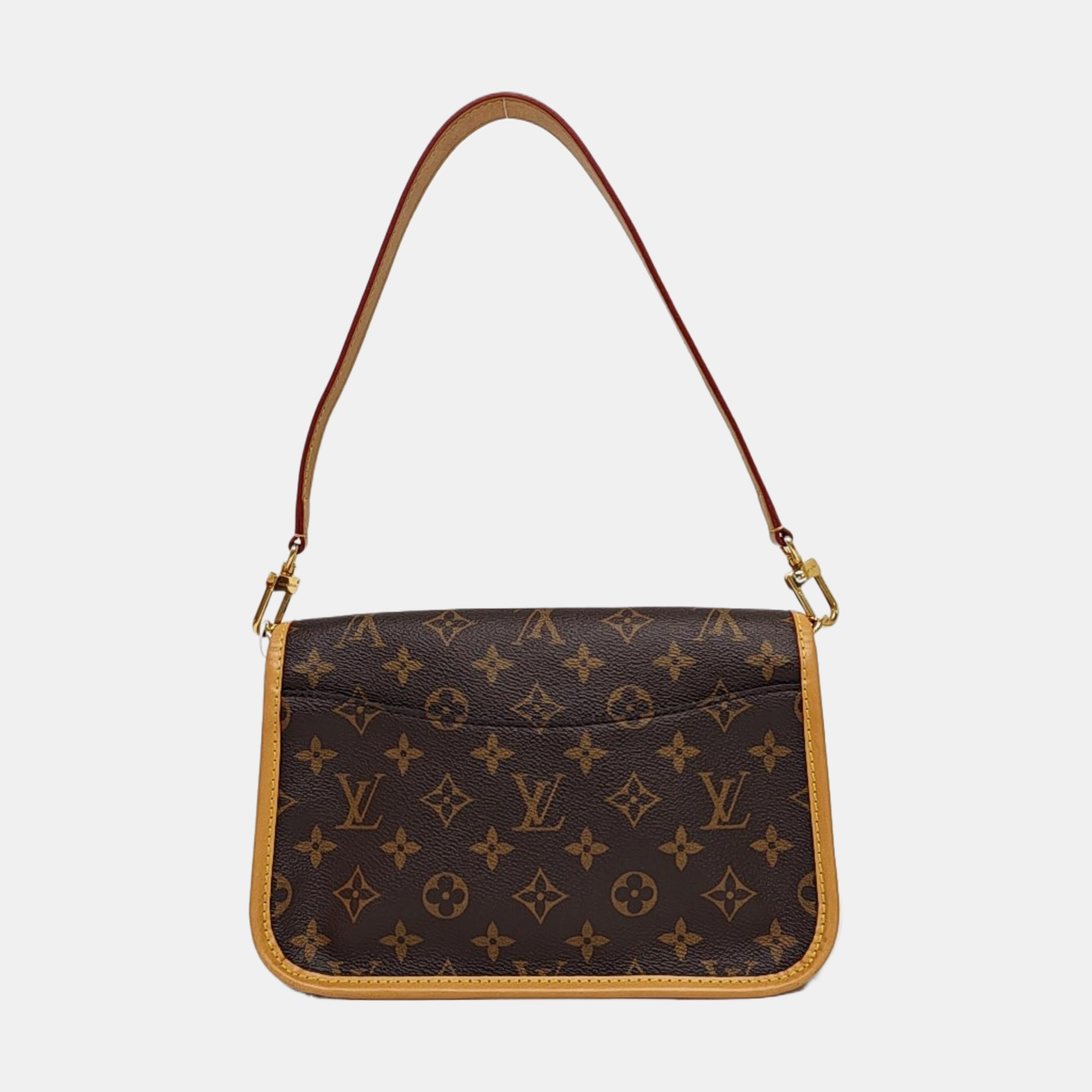 DIANE Monogram Coated Canvas Brown