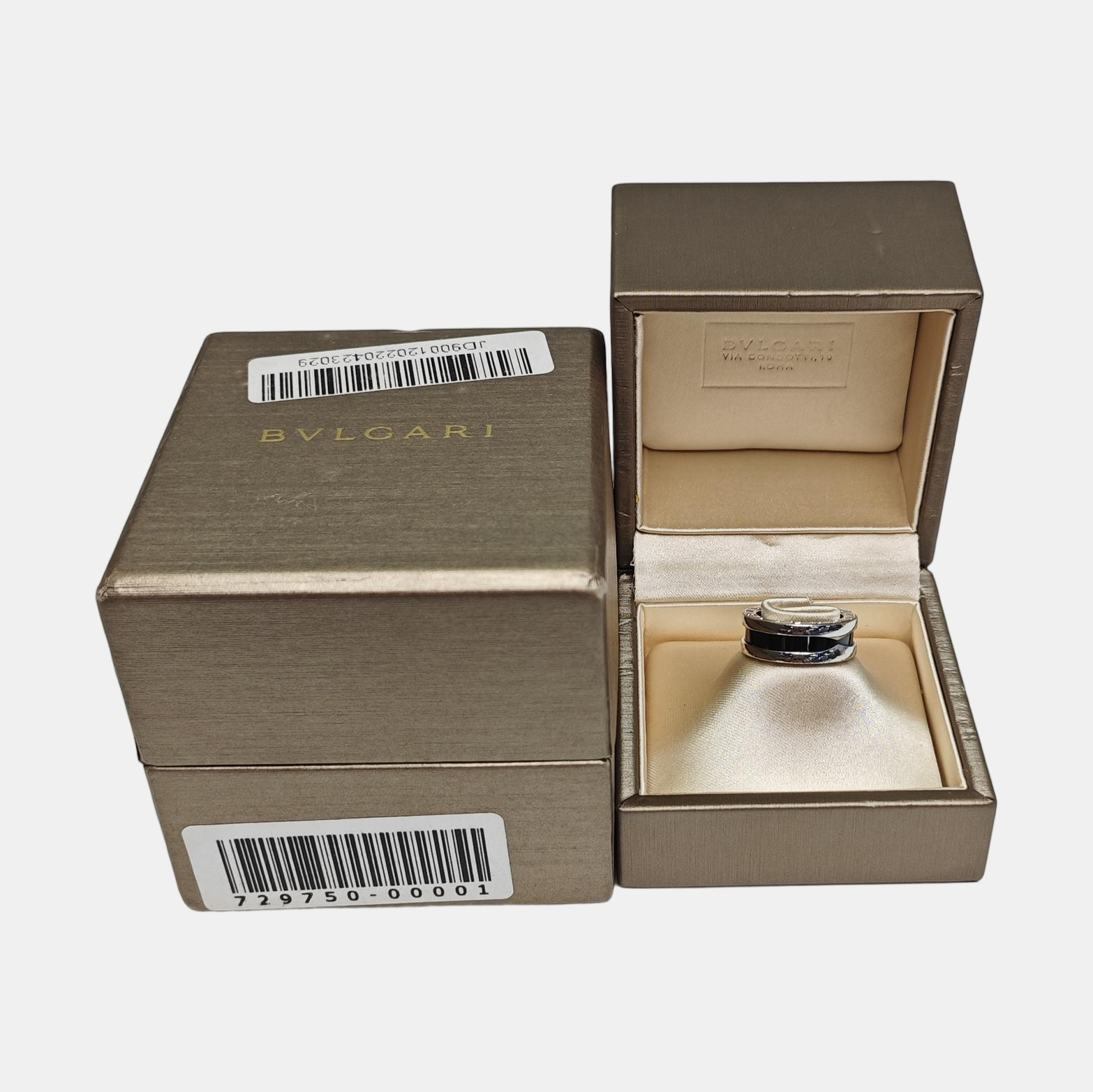 B.ZERO1 925 Sterling Silver Ring EU 45