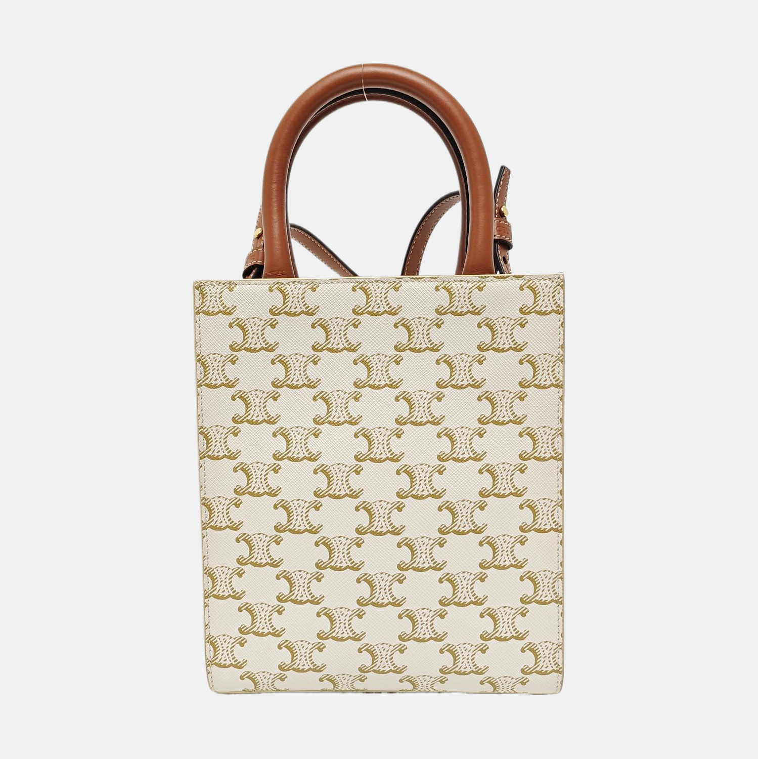 CABAS CELINE Mini Coated Canvas White