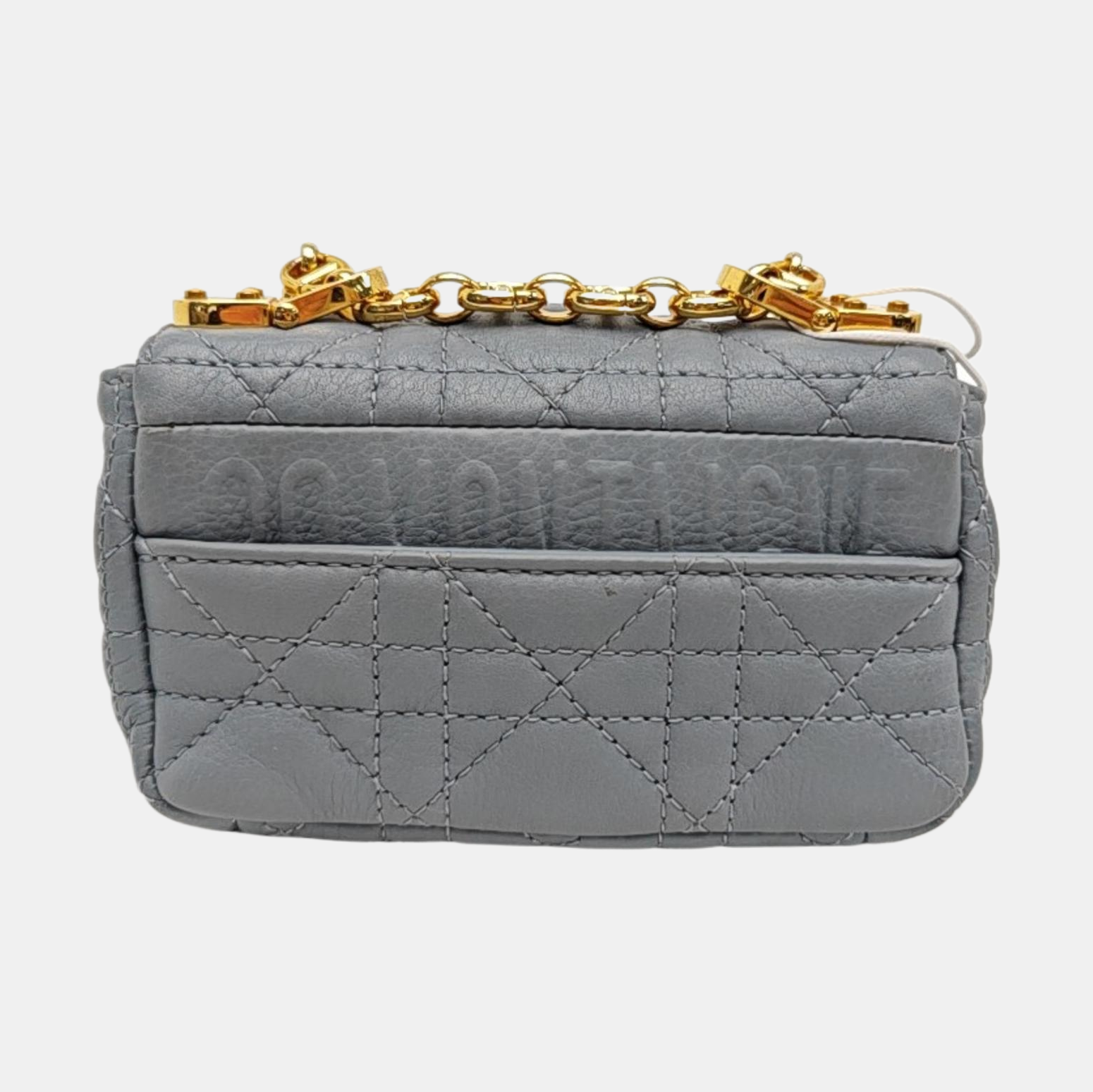 Dior Caro Super Mini Calfskin Blue