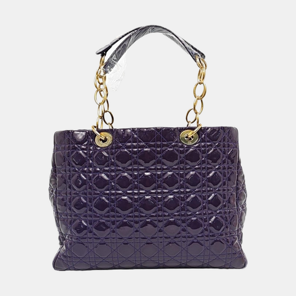 Dior Soft Cannage Patent Leather Purple
