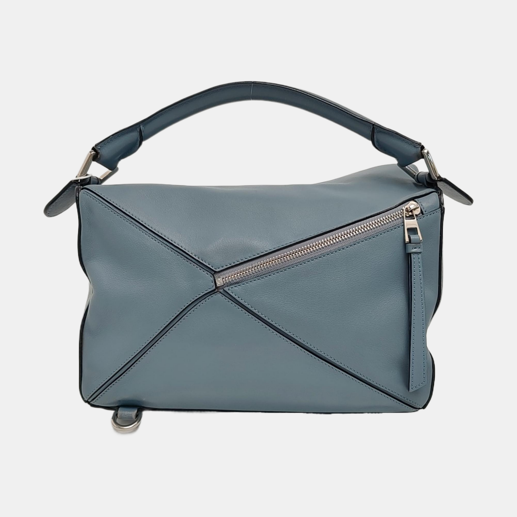 Authenticated pre-owned  Puzzle Medium Calfskin Blue - Crossbody Bag at Looply