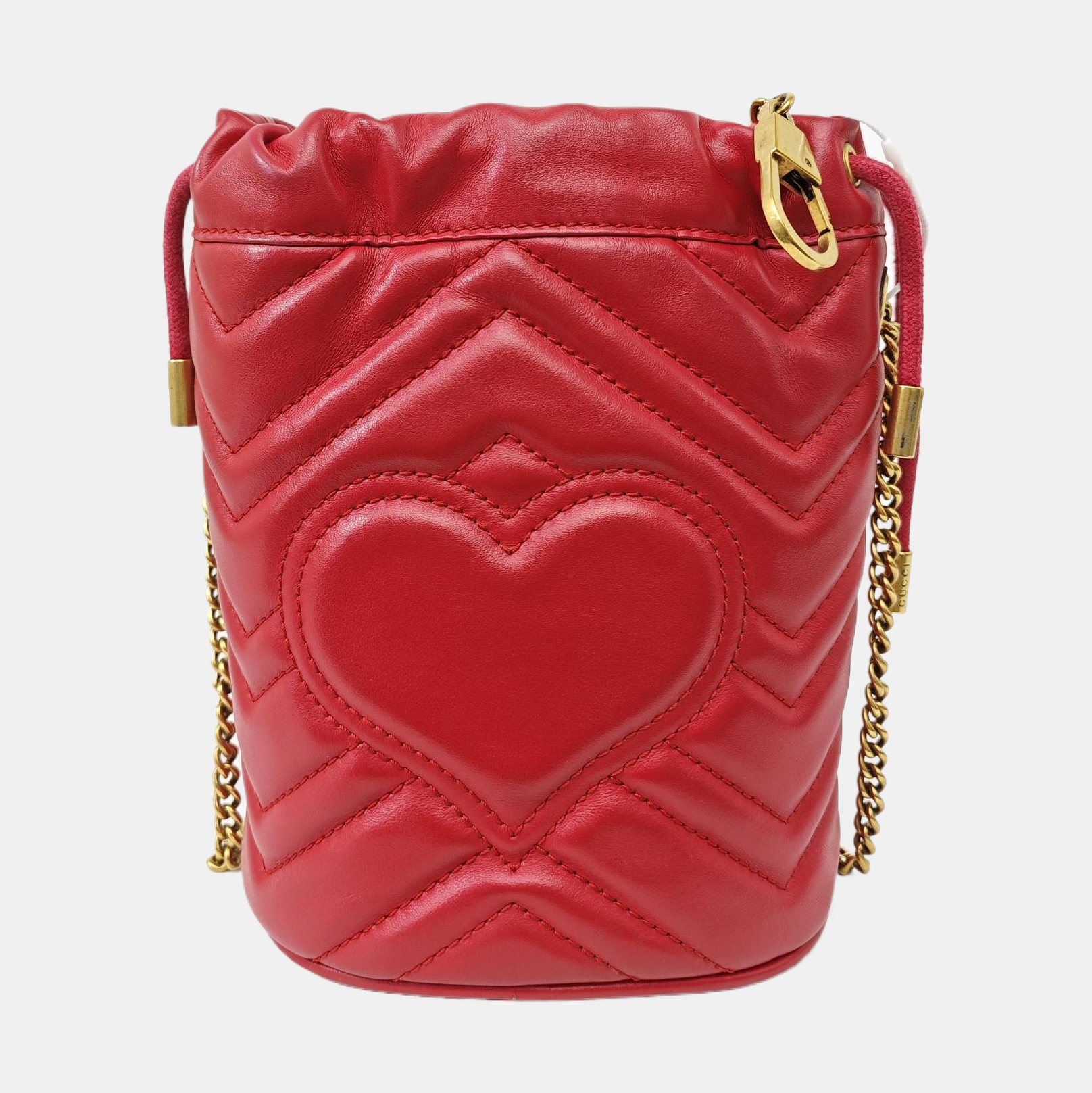 GG Marmont Mini Quilted Calfskin Red
