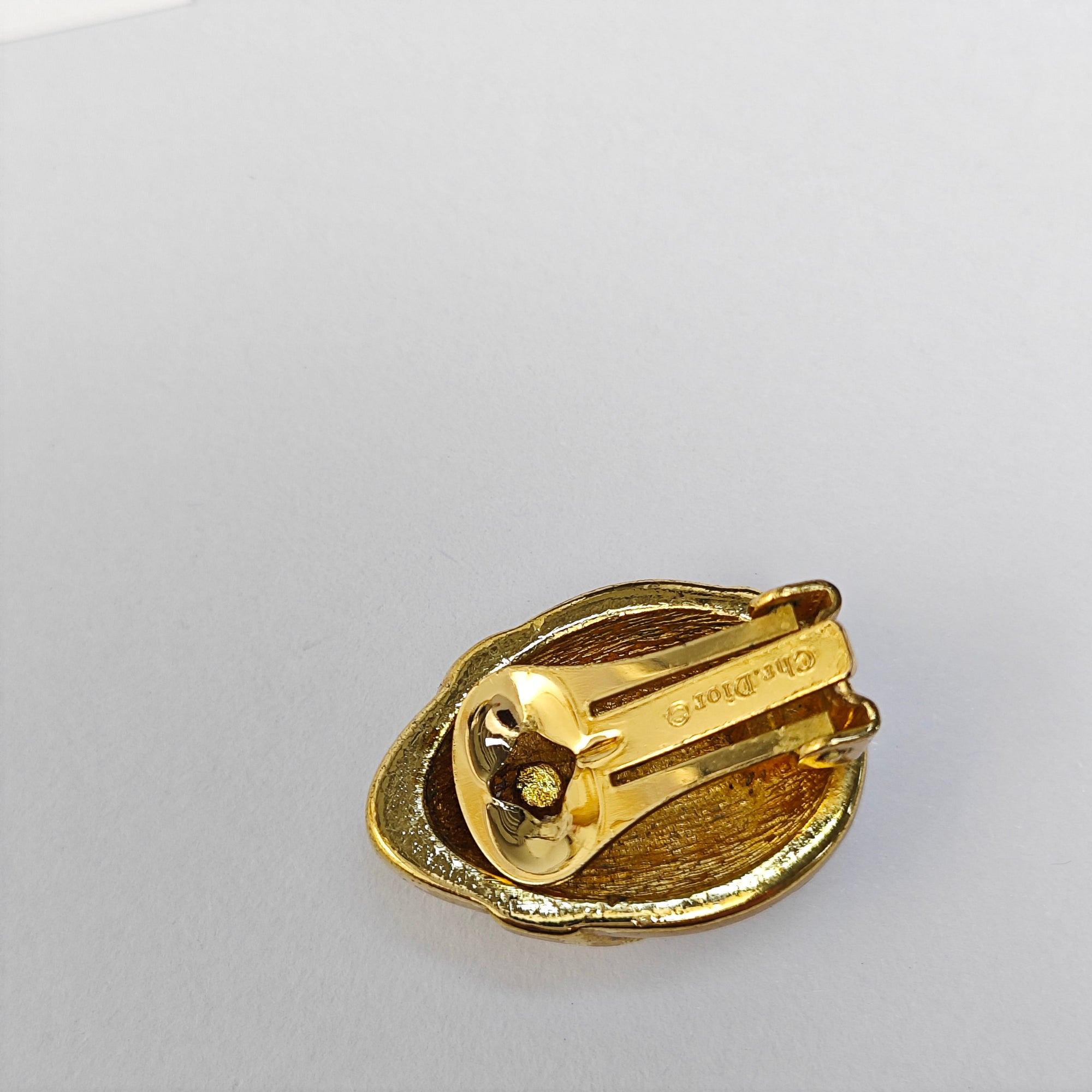 Metal Gold Clip On Earrings