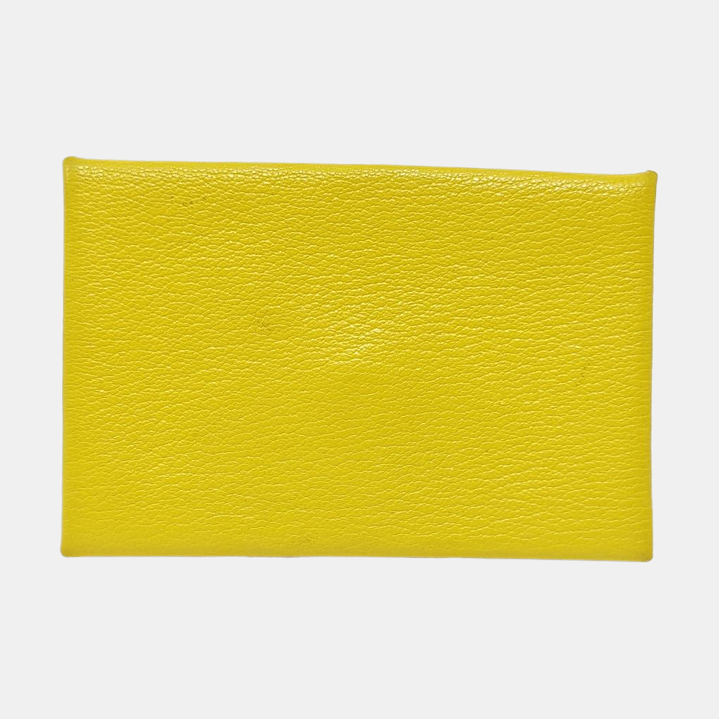 Calvi Chèvre Mysore Yellow Card Holder