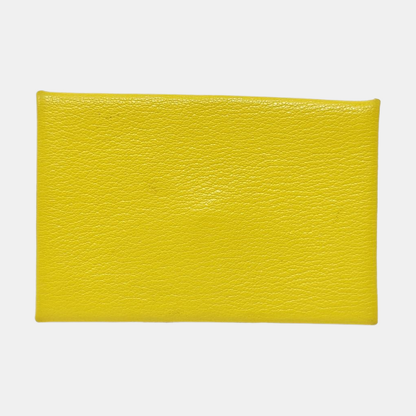 Calvi Chèvre Mysore Yellow Card Holder