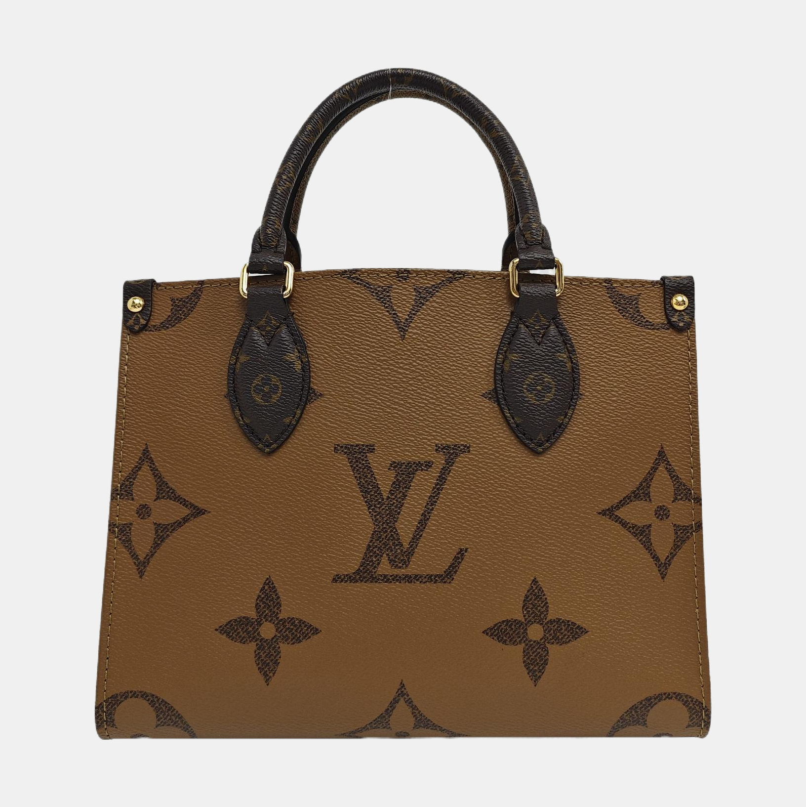 ONTHEGO PM Monogram Coated Canvas Brown