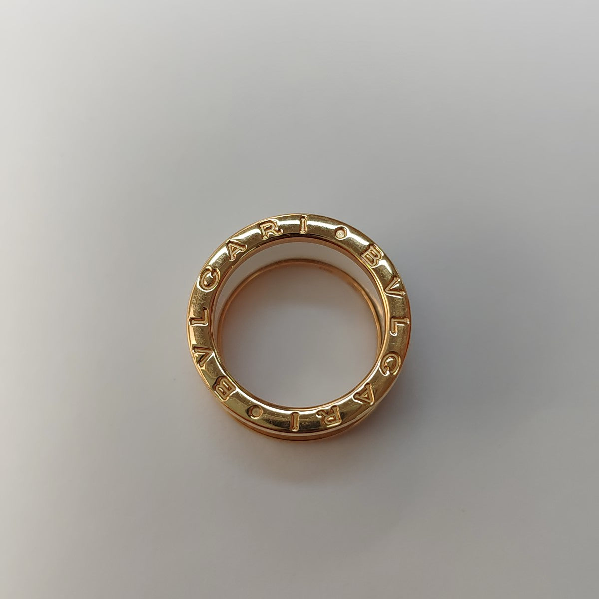 B.ZERO1 18k Rose Gold Ring EU 50