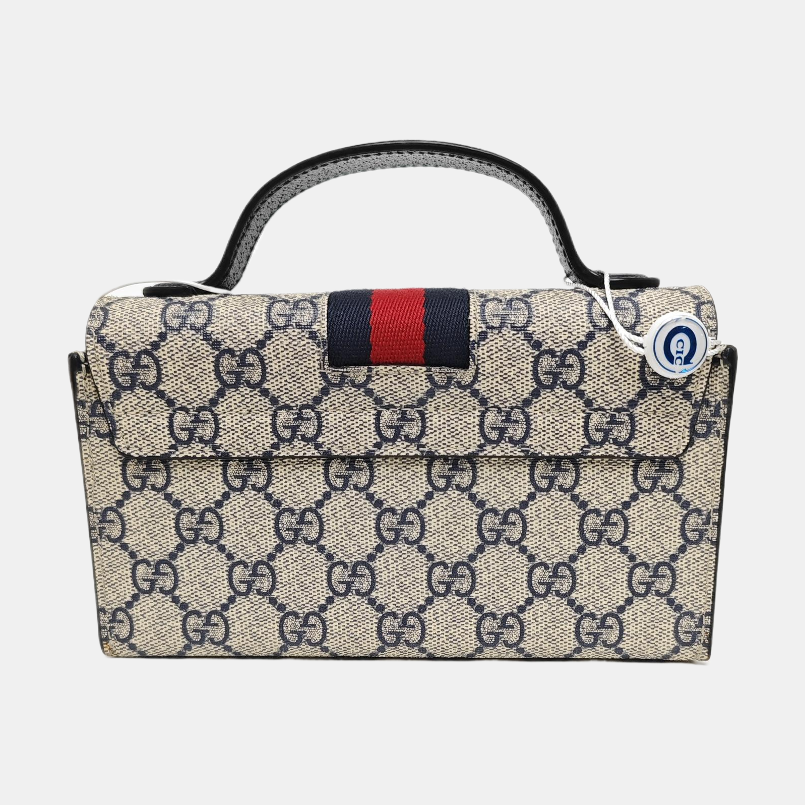 Padlock Mini Monogram Coated Canvas Beige