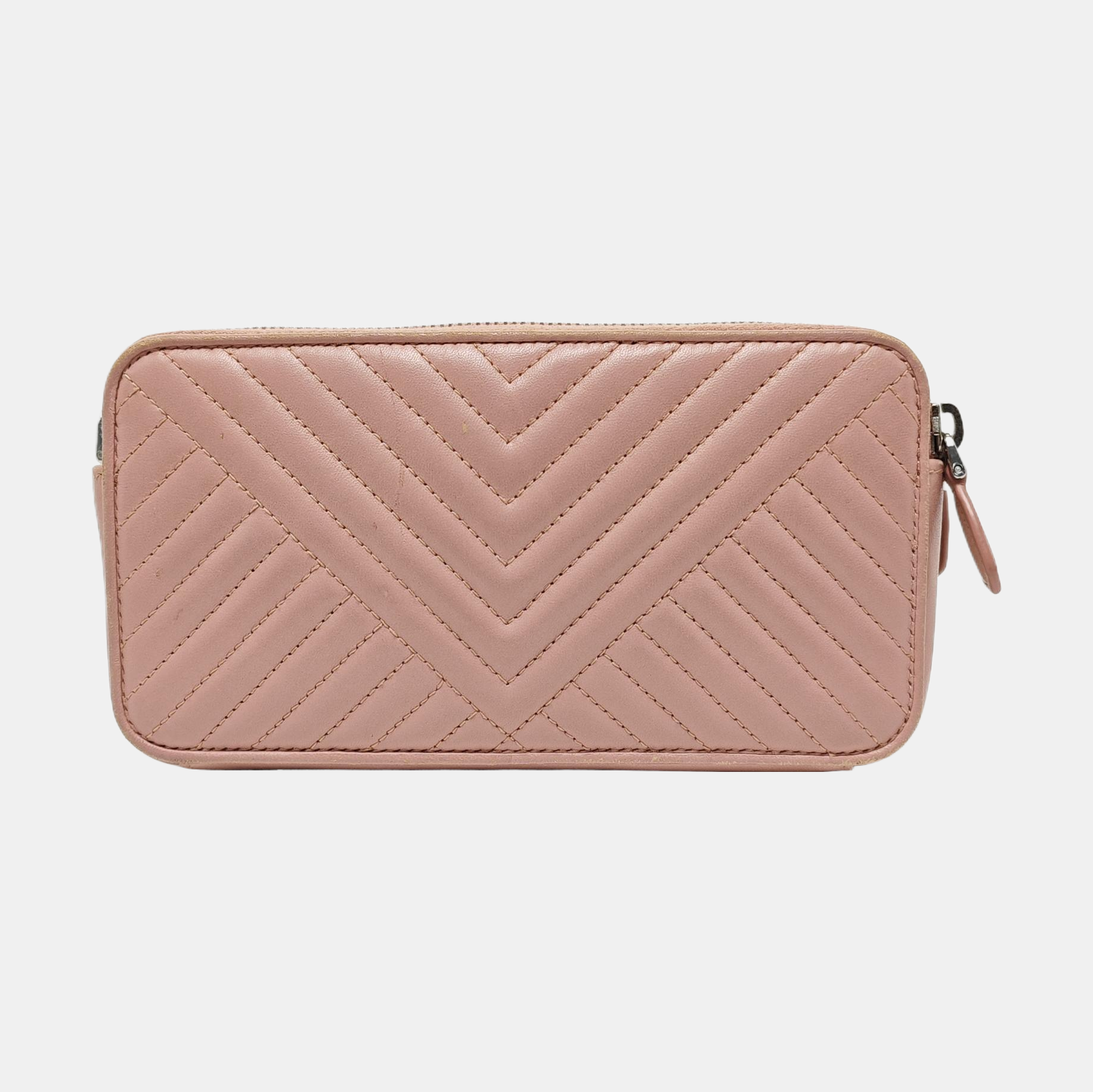 Quilted Lambskin Shoulder Bag Mini Pink