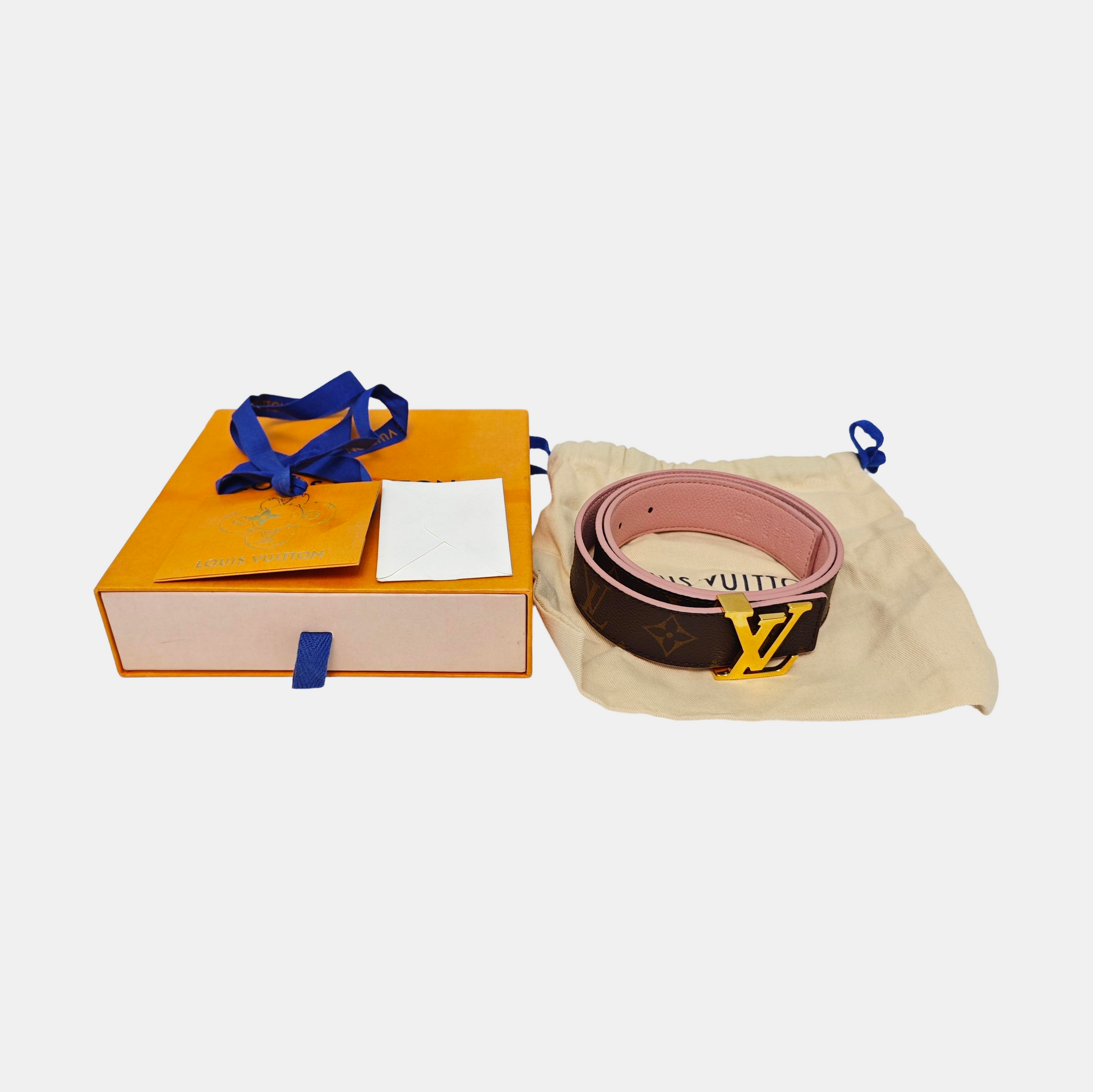 Coated Canvas Belt Brown