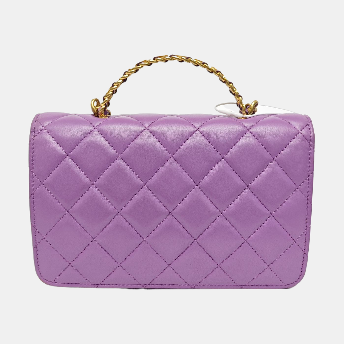 KELLY Quilted Calfskin Purple