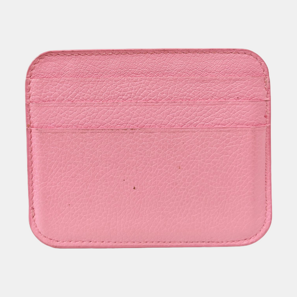 Cash Calfskin Pink Card Holder