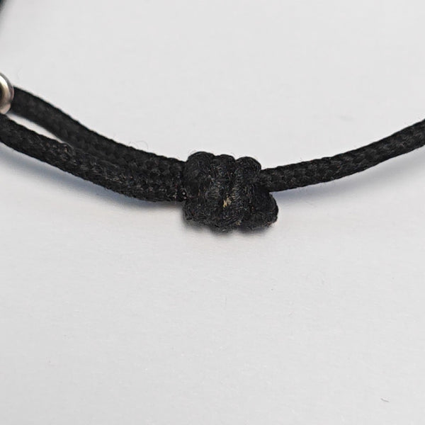 SILVER LOCKIT X VIRGIL ABLOH Fabric Black Bracelet