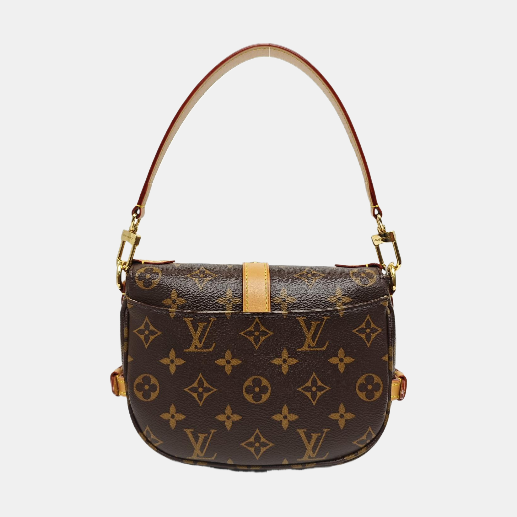 SAUMUR BB Monogram Coated Canvas Brown