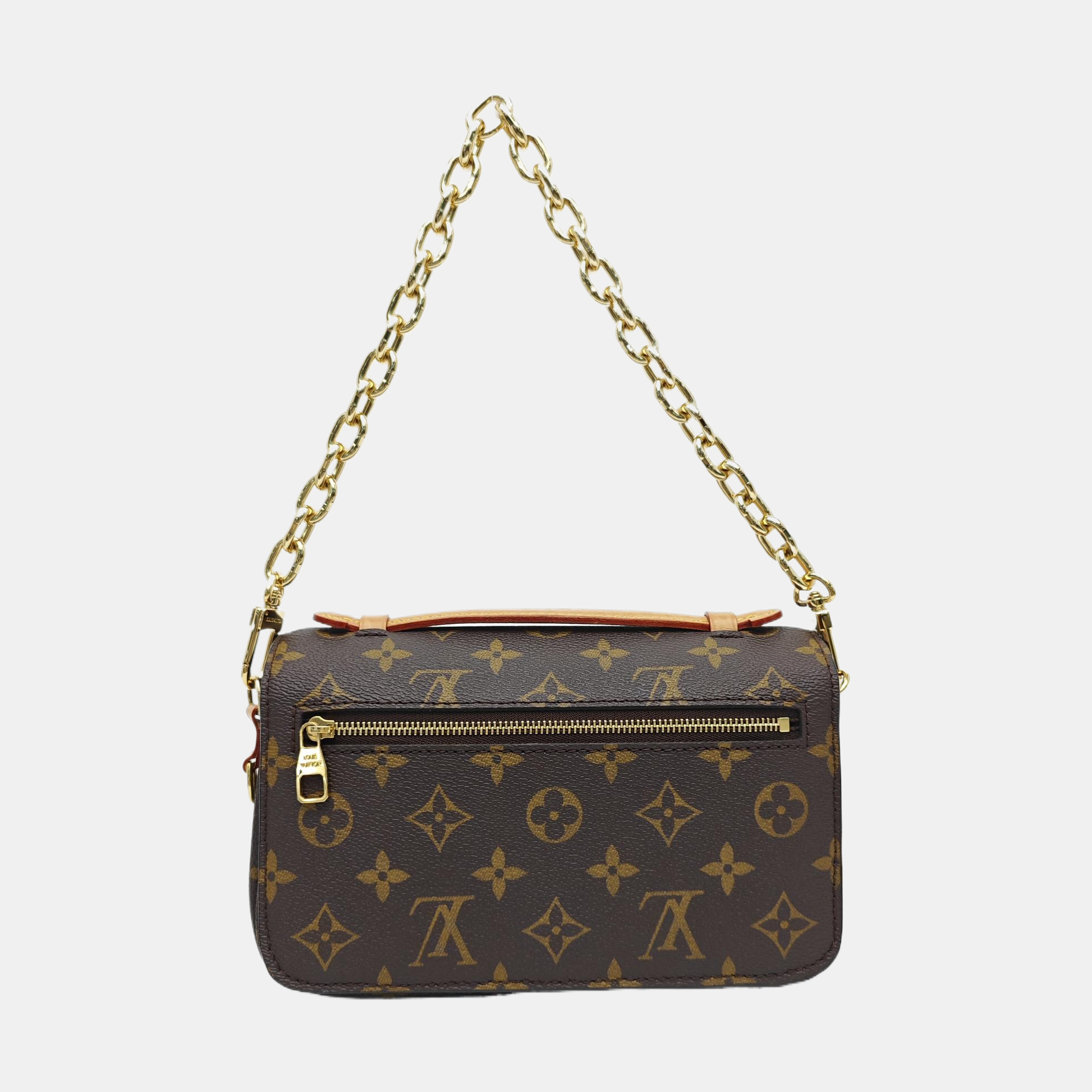 MÉTIS EAST WEST Monogram Coated Canvas Brown