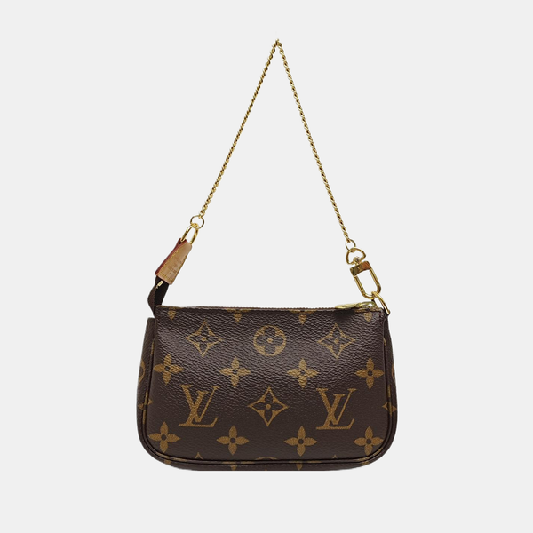 ACCESSOIRES Mini Monogram Coated Canvas Brown