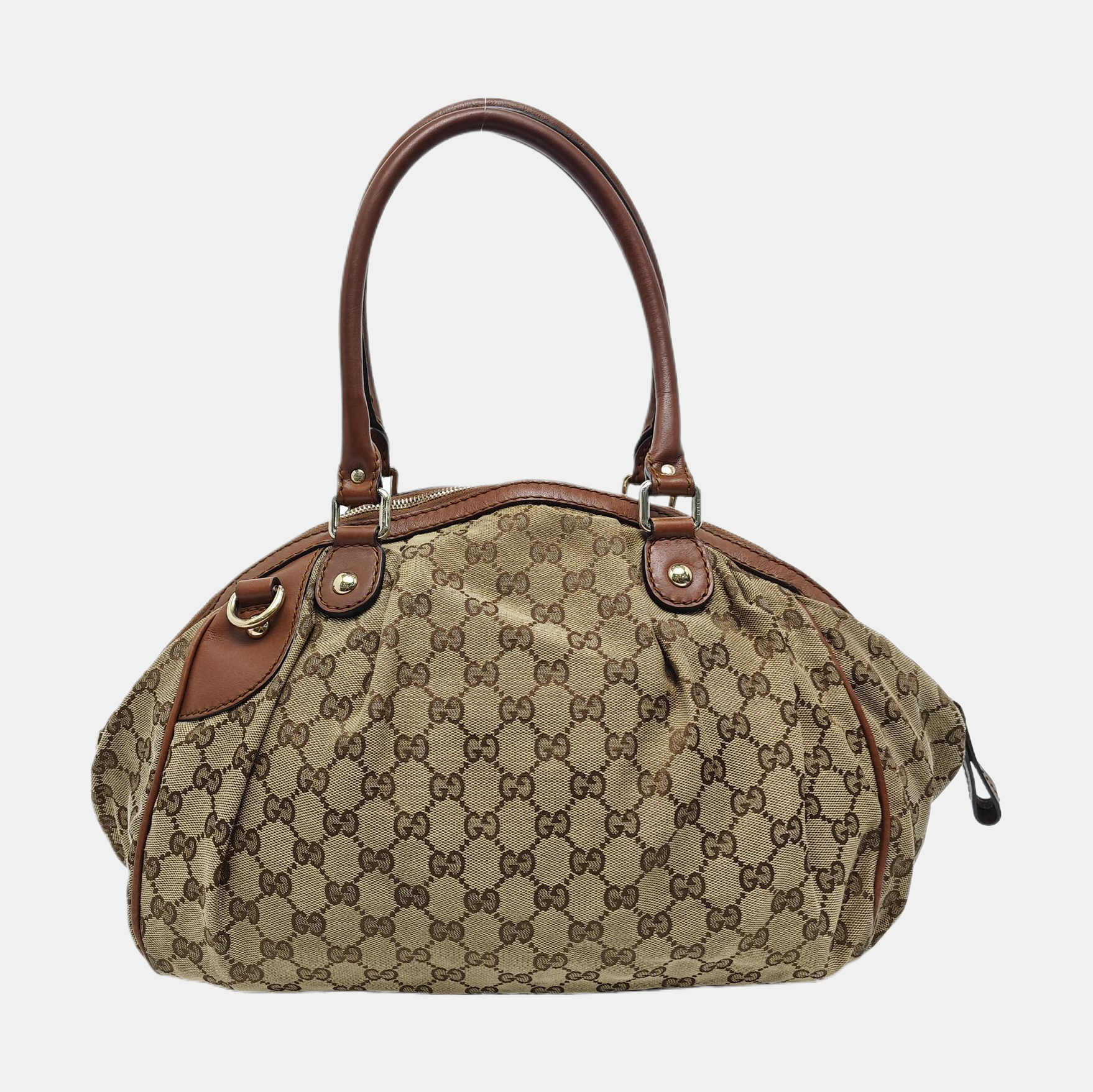 Sukey Monogram Canvas Beige