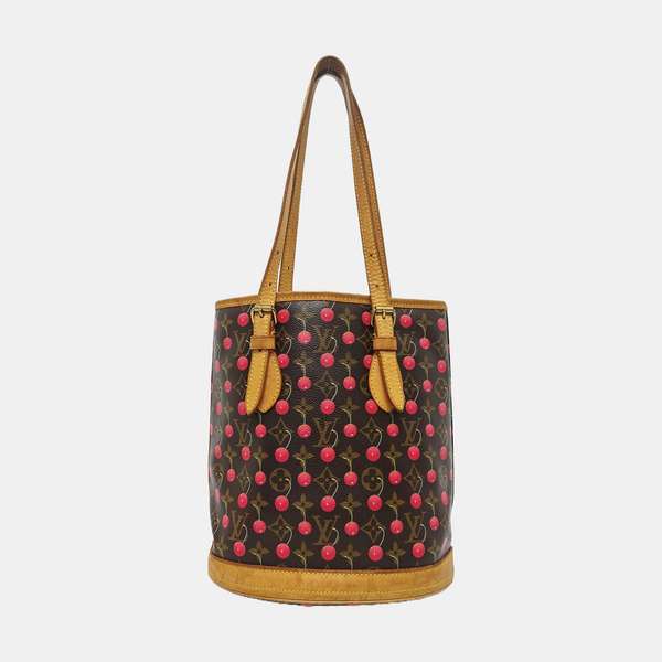 BUCKET PM Monogram Coated Canvas Brown