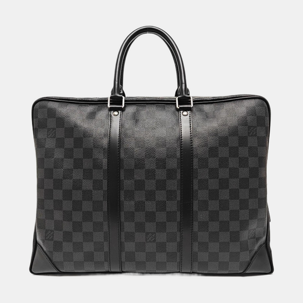 PORTE-DOCUMENTS Damier Graphite Coated Canvas Black
