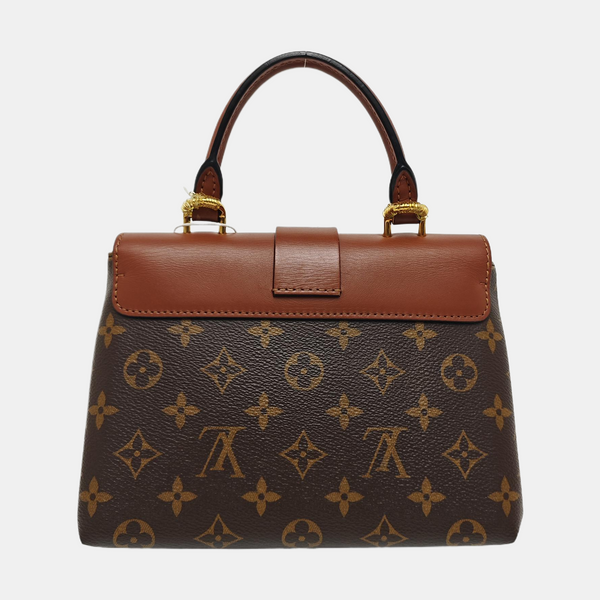 LOCKY BB Monogram Coated Canvas Brown