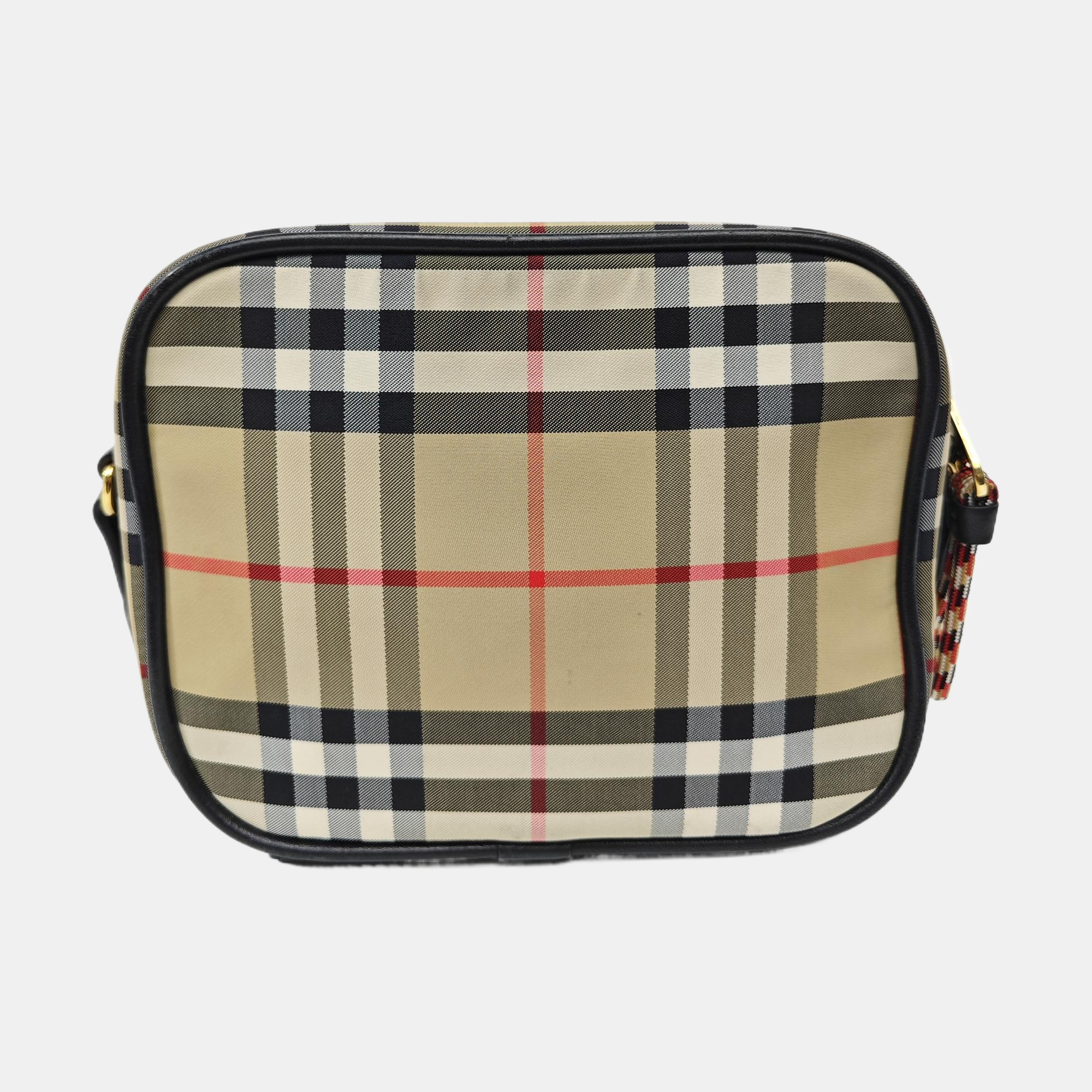 Nylon Shoulder Bag Beige