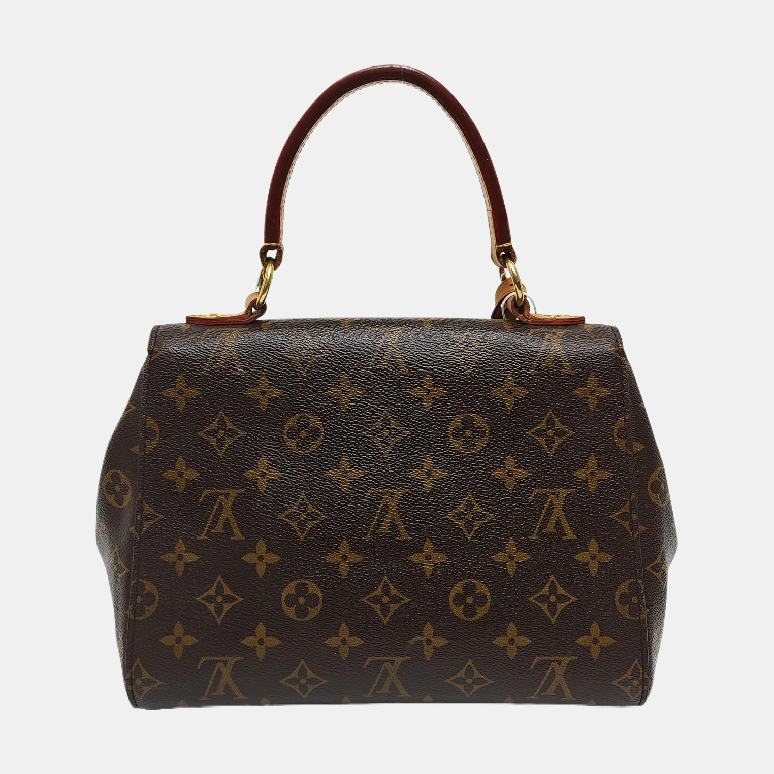 CLUNY PM Monogram Coated Canvas Brown