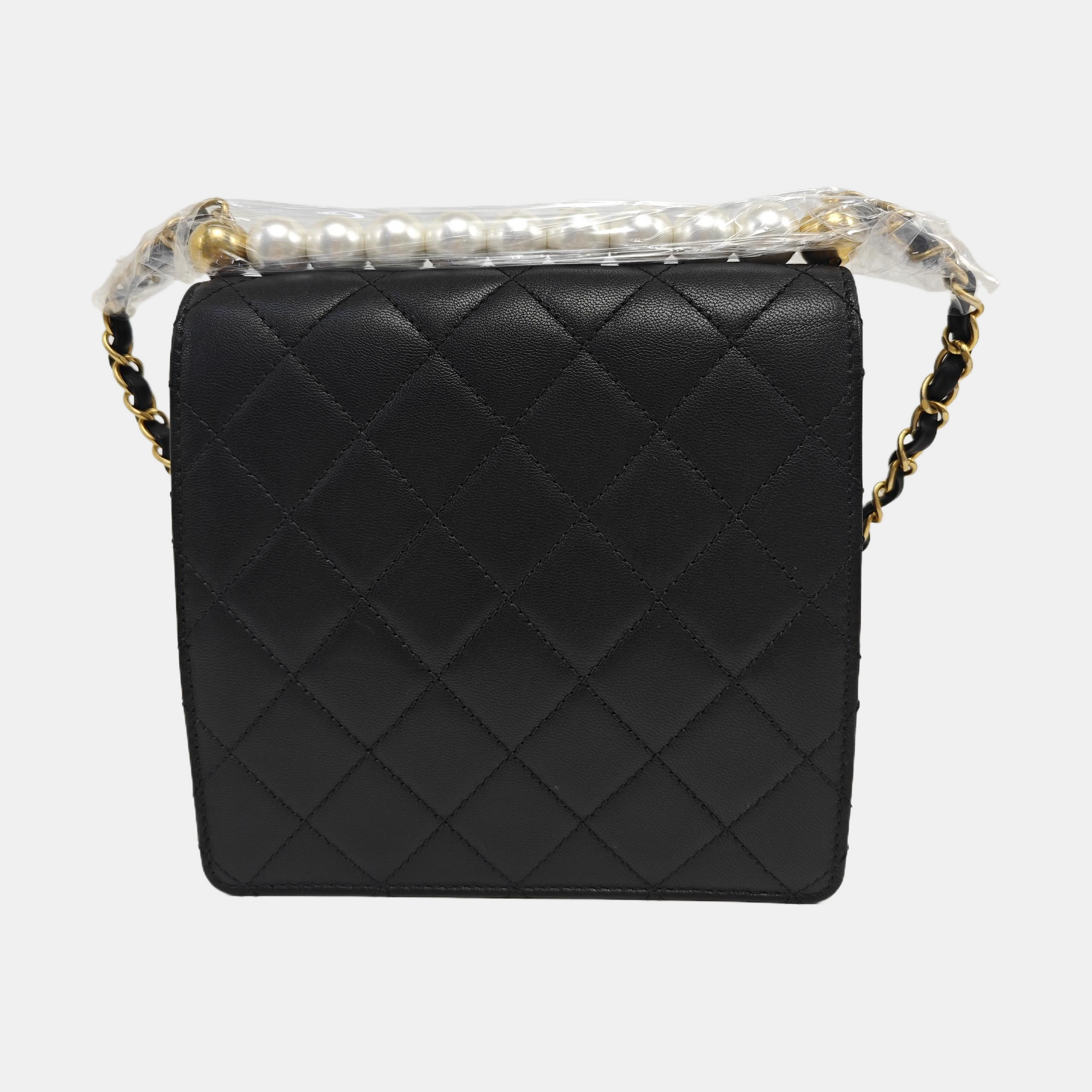 Quilted Lambskin Mini Black