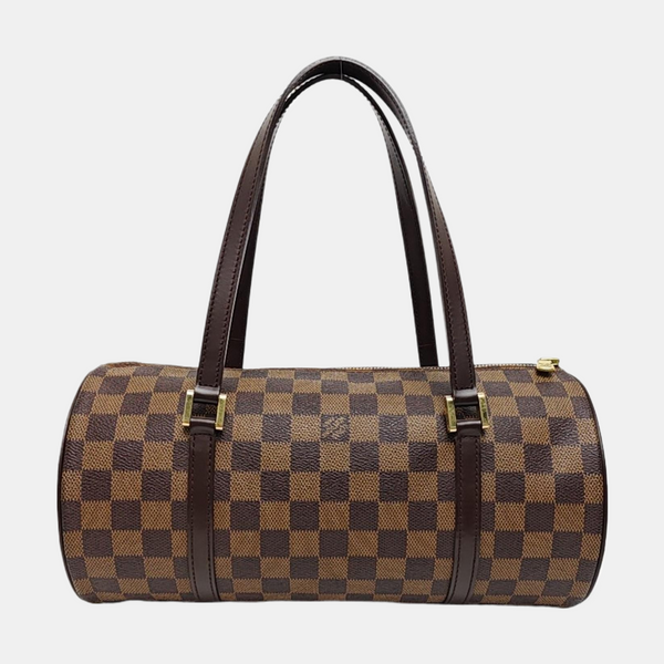 PAPILLON 30 Damier Ebene Coated Canvas Brown